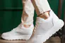 Жіночі кросівки шкіряні літні білі Yuves 3011 Перфорація Фото 4