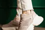 Жіночі кросівки шкіряні літні бежеві Yuves 3016 Перфорація Фото 4
