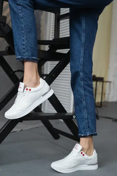 Жіночі кросівки шкіряні весняно-осінні білі Emirro 212 Casual White фото 3 — інтернет-магазин Tapok