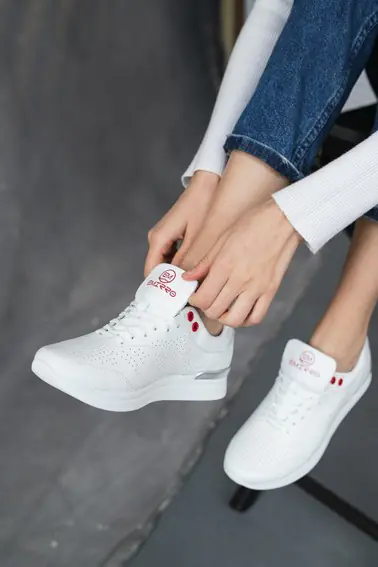 Жіночі кросівки шкіряні весняно-осінні білі Emirro 212 Casual White фото 6 — інтернет-магазин Tapok