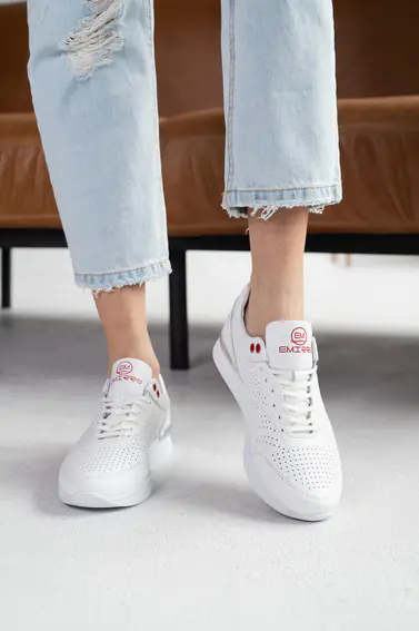 Жіночі кросівки шкіряні весняно-осінні білі Emirro 212 Casual White фото 10 — інтернет-магазин Tapok