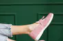 Женские лоферы замшевые весна/осень розовые Multi-shoes Piano Фото 3