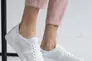 Жіночі кросівки шкіряні літні білі Milord Olimp На товстій підошві ПРФ Фото 2