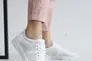 Жіночі кросівки шкіряні літні білі Milord Olimp На толстой подошве ПРФ Фото 3