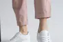 Жіночі кросівки шкіряні літні білі Milord Olimp На товстій підошві ПРФ Фото 4