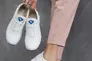 Жіночі кросівки шкіряні літні білі Milord Olimp На товстій підошві ПРФ Фото 6