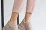 Жіночі кросівки шкіряні літні бежеві Yuves 3003 Перфорація Фото 2