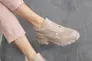 Жіночі кросівки шкіряні літні бежеві Yuves 3003 Перфорація Фото 6