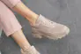 Жіночі кросівки шкіряні літні бежеві Yuves 3003 Перфорація Фото 7