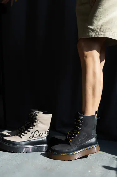 Женские ботинки кожаные зимние черные Lusi 108 чн фото 2 — интернет-магазин Tapok