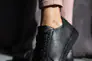 Жіночі кеди шкіряні весняно-осінні чорні Yuves 3344 на бежевой подкладке Фото 4