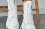 Жіночі черевики шкіряні зимові білі Emirro 1087-06 два замка на меху Фото 11
