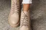 Женские ботинки кожаные зимние бежевые Yuves 21153 На меху Фото 6