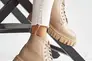 Жіночі черевики шкіряні зимові бежеві Yuves 21153 Фото 10
