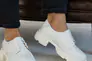 Жіночі туфлі шкіряні весняно-осінні білі Yuves 155 Original Фото 6