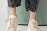 Жіночі кросівки шкіряні літні молочні Yuves 115 Перфорація Фото 3