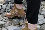 Чоловічі кросівки шкіряні весняно-осінні койот Crossav 08 Фото 6