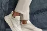 Жіночі кросівки шкіряні весняно-осінні молочні Yuves 187 с замшой Фото 12