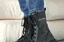 Женские ботинки кожаные весенне-осенние черные Udg 2327/1 на байке Фото 1