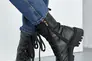 Женские ботинки кожаные весенне-осенние черные Udg 2327/1 на байке Фото 7
