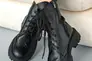Женские ботинки кожаные весенне-осенние черные Udg 2327/1 на байке Фото 9