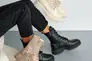 Женские ботинки кожаные весенне-осенние черные Yuves 142 байка Фото 2