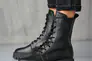 Женские ботинки кожаные весенне-осенние черные Yuves 142 байка Фото 4