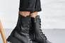 Женские ботинки кожаные весенне-осенние черные Yuves 142 байка Фото 6