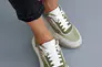 Жіночі кросівки шкіряні весняно-осінні зелені Yuves 209 Фото 4