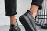 Женские кроссовки кожаные зимние черные Emirro 04 Фото 6