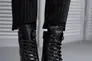 Женские ботинки кожаные зимние черные Yuves 1270 Фото 5
