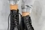 Женские ботинки кожаные зимние черные Udg 21151/1А набивная шерсть Фото 2