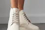 Жіночі черевики шкіряні зимові молочні Yuves 21153 На меху Фото 5