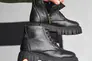 Женские ботинки кожаные зимние черные Yuves 21153 Фото 2