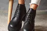 Женские ботинки кожаные зимние черные Yuves 21153 Фото 6