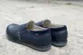 Подростковые туфли кожаные весенне-осенние синие Emirro Л002 Фото 3