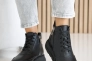 Жіночі кросівки шкіряні зимові чорні Emirro 010  хутро Фото 3