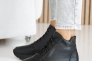 Жіночі кросівки шкіряні зимові чорні Emirro 010  хутро Фото 4