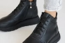 Жіночі кросівки шкіряні зимові чорні Emirro 010  хутро Фото 9