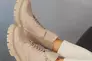 Жіночі черевики шкіряні зимові бежеві Udg 2202/125А набивная шерсть Фото 10