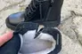 Жіночі черевики шкіряні зимові чорні Udg 2342/1А набивная шерсть Фото 3