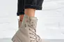 Женские ботинки кожаные зимние бежевые Caiman М1 Фото 1