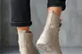 Женские ботинки кожаные зимние бежевые Caiman М1 Фото 6