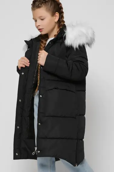 Зимова куртка X-Woyz DT-8304-8 Чорний фото 2 — інтернет-магазин Tapok