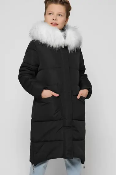 Зимова куртка X-Woyz DT-8304-8 Чорний фото 4 — інтернет-магазин Tapok