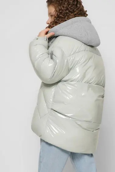 Зимняя куртка X-Woyz DT-8310-7 Мята фото 6 — интернет-магазин Tapok