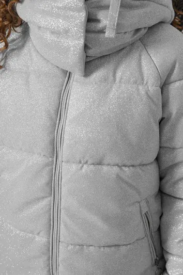 Зимняя куртка X-Woyz DT-8314-20 Серебро фото 8 — интернет-магазин Tapok