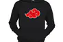 Худі Fruit of the loom Akatsuki Naruto Чорний Фото 1