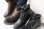 Чоловічі черевики шкіряні зимові коричневі Riccone 222 Фото 5