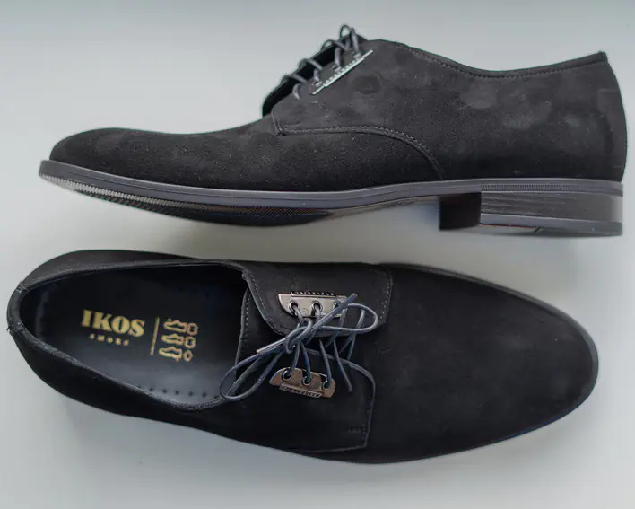 Туфли замшевые Ikos 32 Черный фото 1 — интернет-магазин Tapok